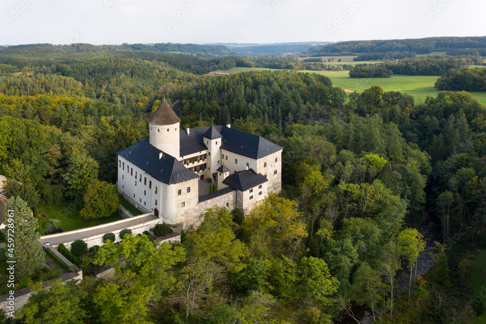 Rychmburk Castle is located near the village of Předhradí in the district of Chrudim and the Pardubice Region, 5 km east of Skuteč town. Czech republic, Europe
