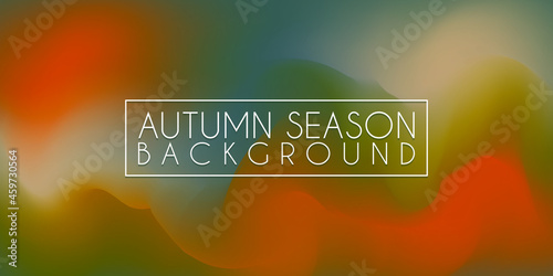 Autumn Vibes Color Oil Painting Blur Artistic Texture Background. Fall Season Acrylic Watercolor Artwork Backdrop Design Banner Template.