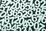Background of numbers or seamless pattern with numbers.