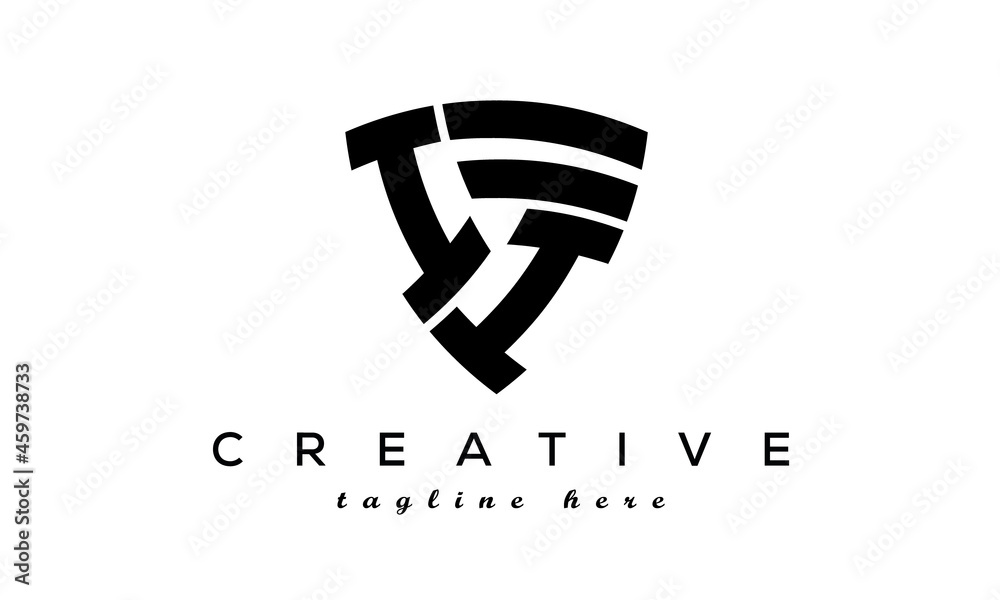 Shield letters II creative logo Shield letters II creative logo