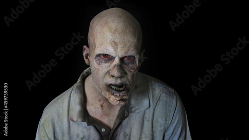 male zombie with mouth open #8