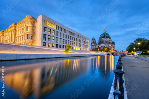 Photography The Berlin Cathedral, the river Spree and the modern backside of the City Palace