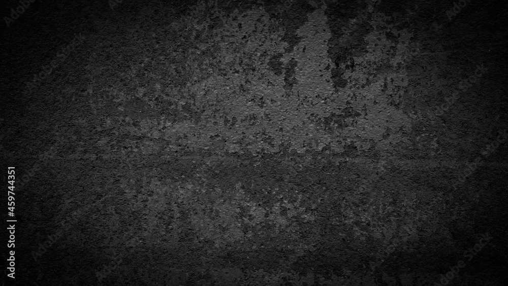 Abstract black anthracite gray grey old aged retro vintage painted paper concrete cement facade plaster wall texture background