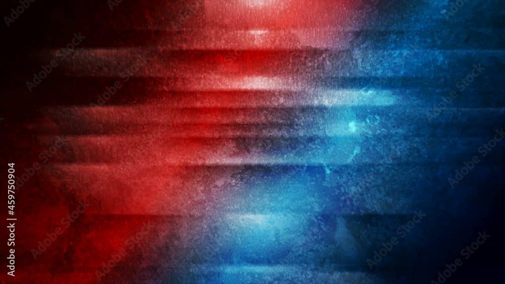 Contrast red and blue smooth grunge stripes abstract motion background. Seamless looping. Video animation Ultra HD 4K 3840x2160