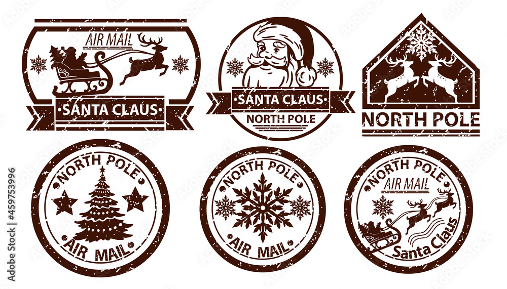 christmas-mail-stamp-vector-santa-claus-postage-north-pole-vintage-postal-sign-isolated-on-white-x-mas-grunge-postcard-label-holiday-correspondence-print-reindeer-silhouette-christmas-ink-stamp-stock-vector-adobe-stock