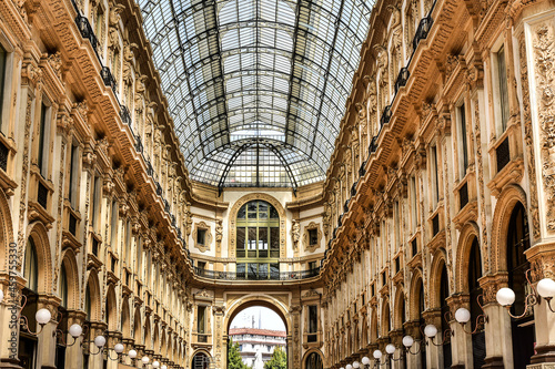 Victor Emmanuel II Gallery in Milan, Italy 