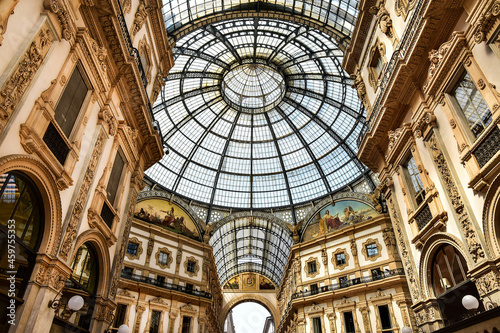 Victor Emmanuel II Gallery in Milan, Italy 
