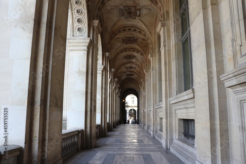 Le musee du Louvre, vu de l'exterieur, ville de Paris, Ile de France, France