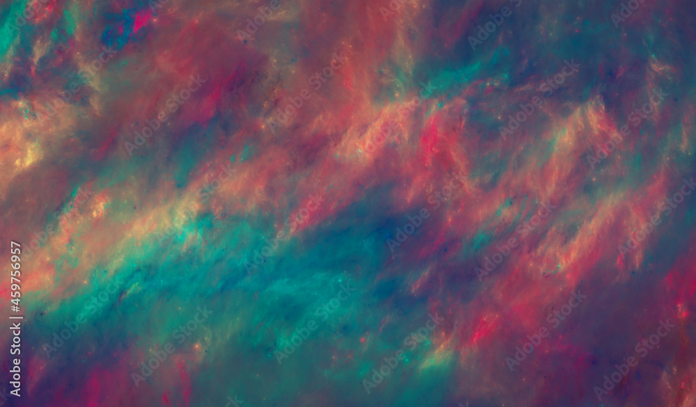 Nebula #41 - Burning Borealis - good for colorful productions with an artsy vibe, or as a painting in an archviz-production