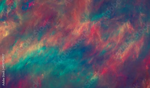 Nebula #41 - Burning Borealis - good for colorful productions with an artsy vibe, or as a painting in an archviz-production photo