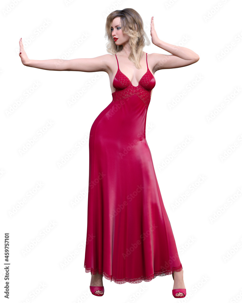 Beautiful woman blonde in long evening dress. Beautiful woman blonde in long evening dress.