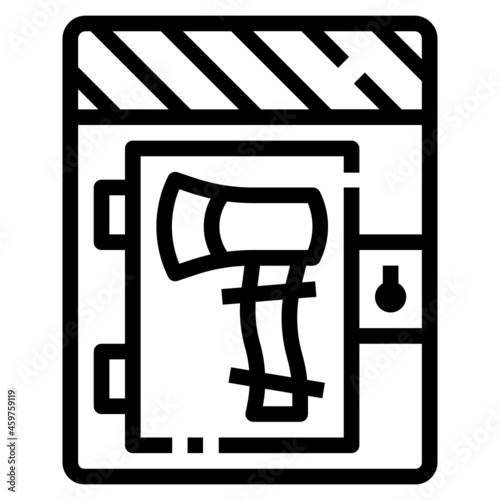 lumberjack line icon