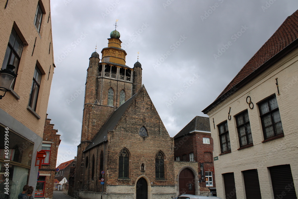 Obraz premium Beautiful Brugge on a sunny day