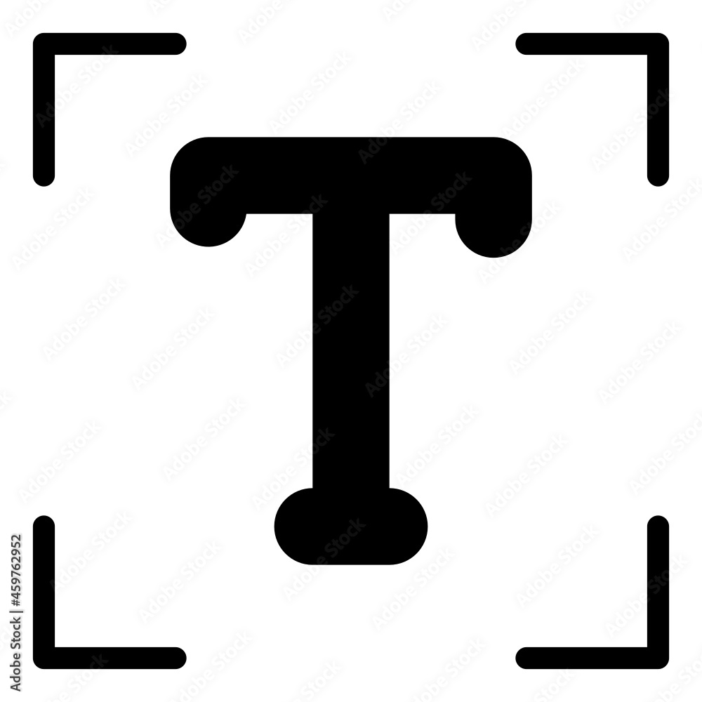 text icon vector design element text icon vector design element