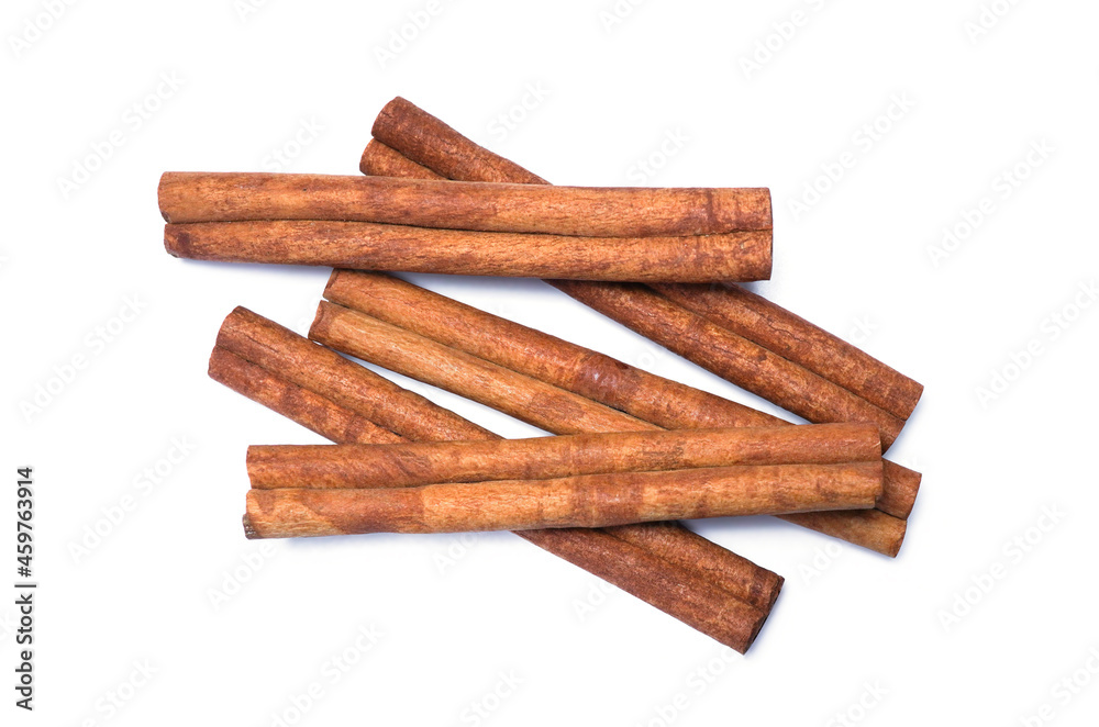 cinnamon stick spice isolated on white background with clipping path. cinnamon stick spice isolated on white background with clipping path.