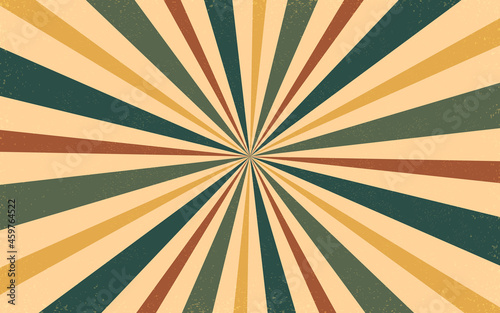 Retro seventies burst background