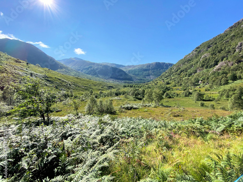 A view of the Scottish Highlands near Ben Nevis