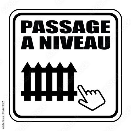 Logo passage à niveau.