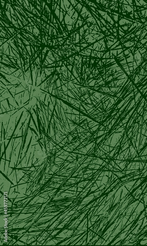 Vector background with grass texture. Hay, straw. Attrition. Wallpaper. Interior. Old style. Retro. Minimalism. Retro. Green