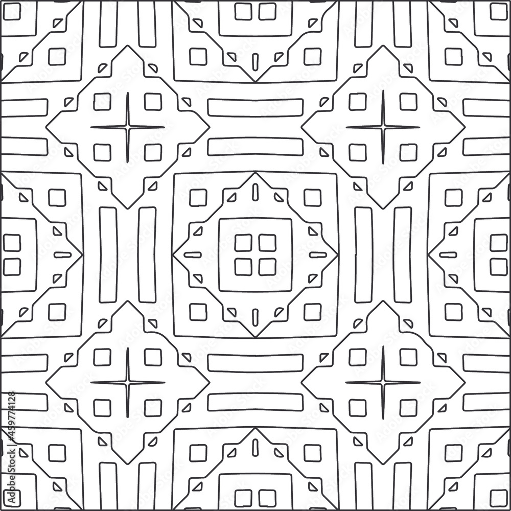 Vector pattern with symmetrical elements . Repeating geometric tiles from striped elements. Vector pattern with symmetrical elements . Repeating geometric tiles from striped elements.