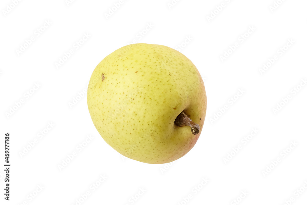 Fototapeta premium Ripe pear fruit isolated on white background