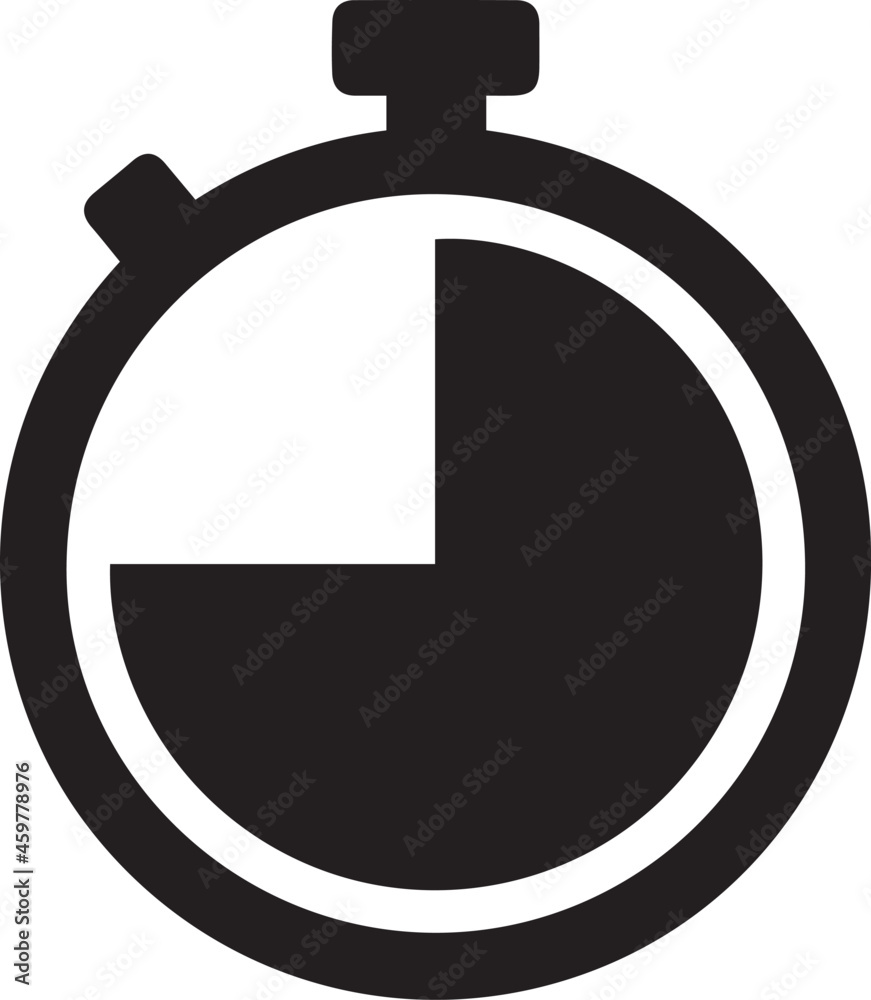 stopwatch icon design. Timer symbol. Alarm pictogram design. Stopwatch icon  symbol vector. Timer icon symbol illustration Векторный объект Stock |  Adobe Stock