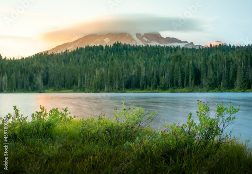 Mount Rainier in Clouds