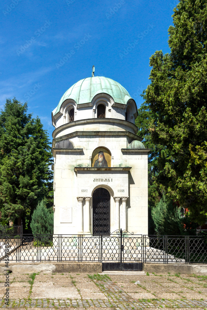 Mausoleum tomb of Exarch Antim I in Vidin, Bulgaria