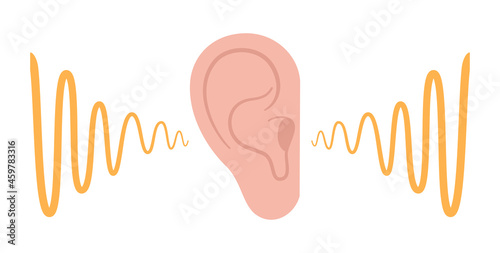 Human hearing icon