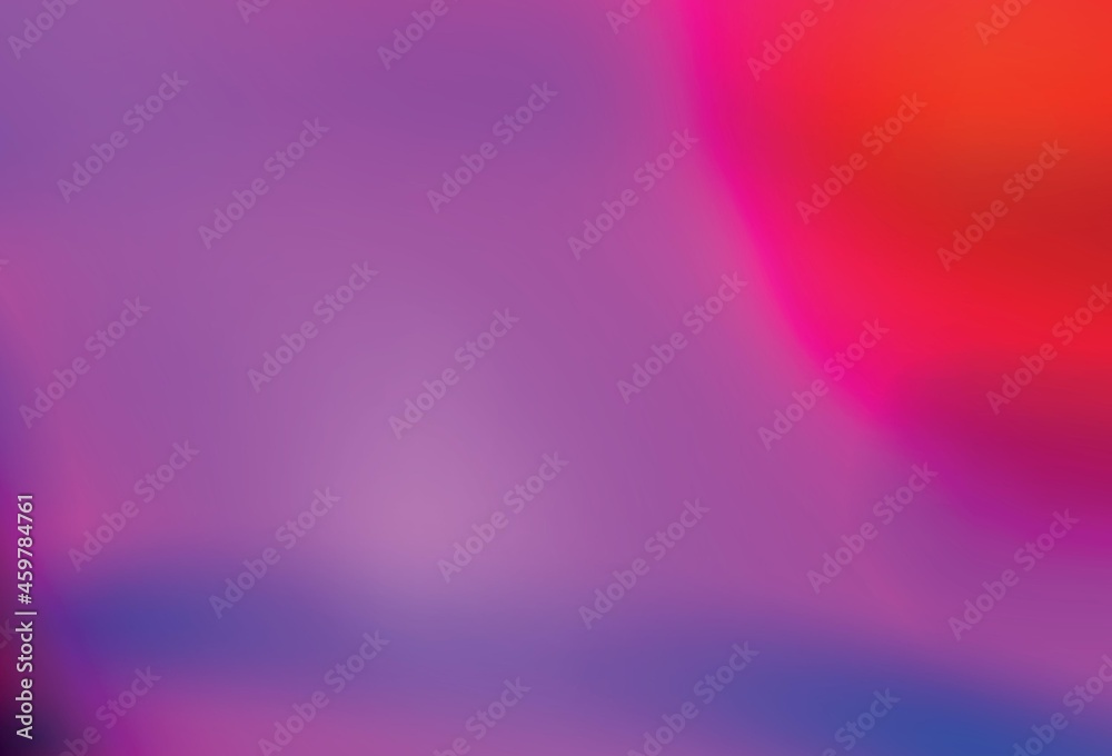 Fototapeta premium Light Pink, Red vector colorful blur background.