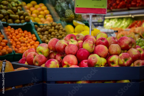 Delicious fruit and vegetable shelf in a store © Artūrs Laucis photo