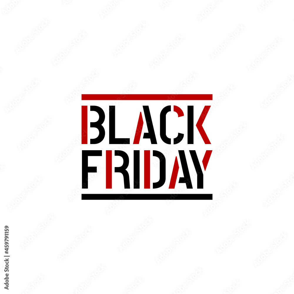 Black Friday banner. Vector illustration Black Friday banner. Vector illustration