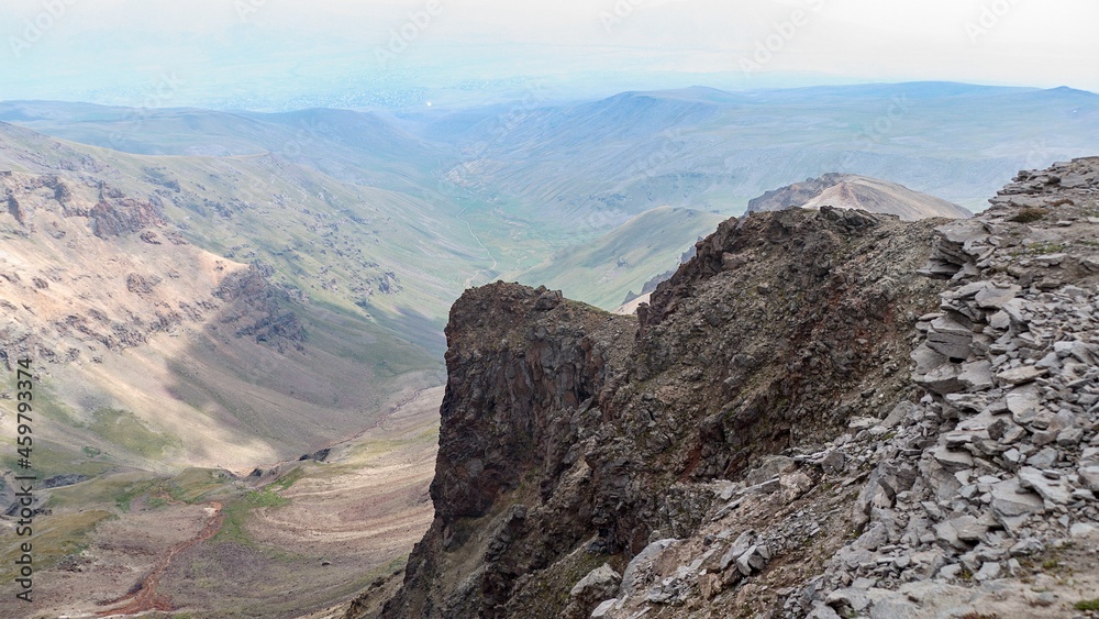 Fototapeta premium highlands og aragats armenian highest mountain