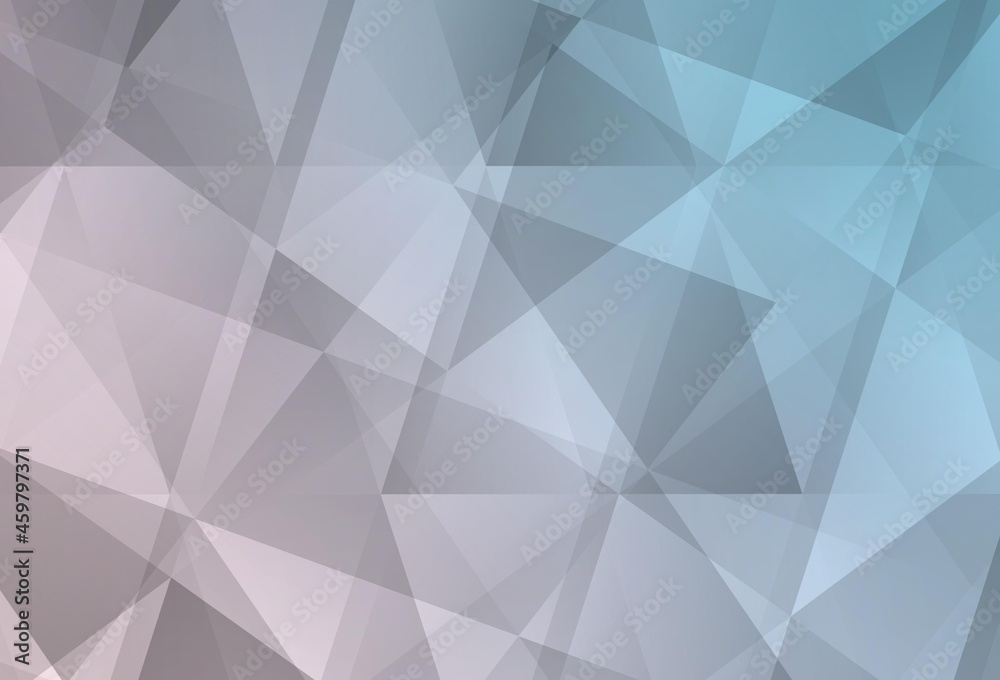 Fototapeta premium Light Pink, Blue vector polygonal pattern.