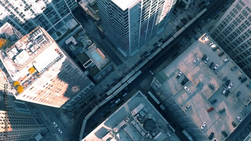 4K Aerial Drone Shots of Downtown 