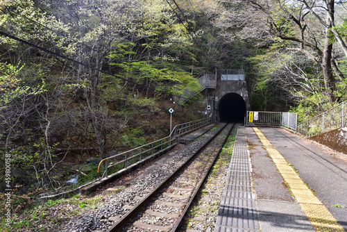 竜王峡駅からの風景