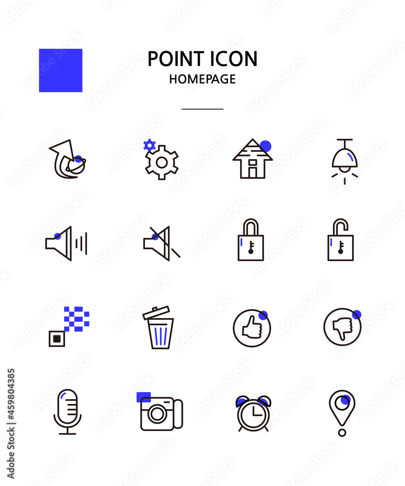 various Point color icon collection various Point color icon collection