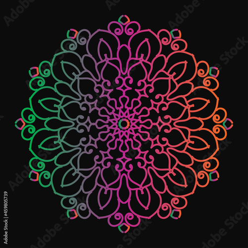 Circular pattern in form of mandala © sama