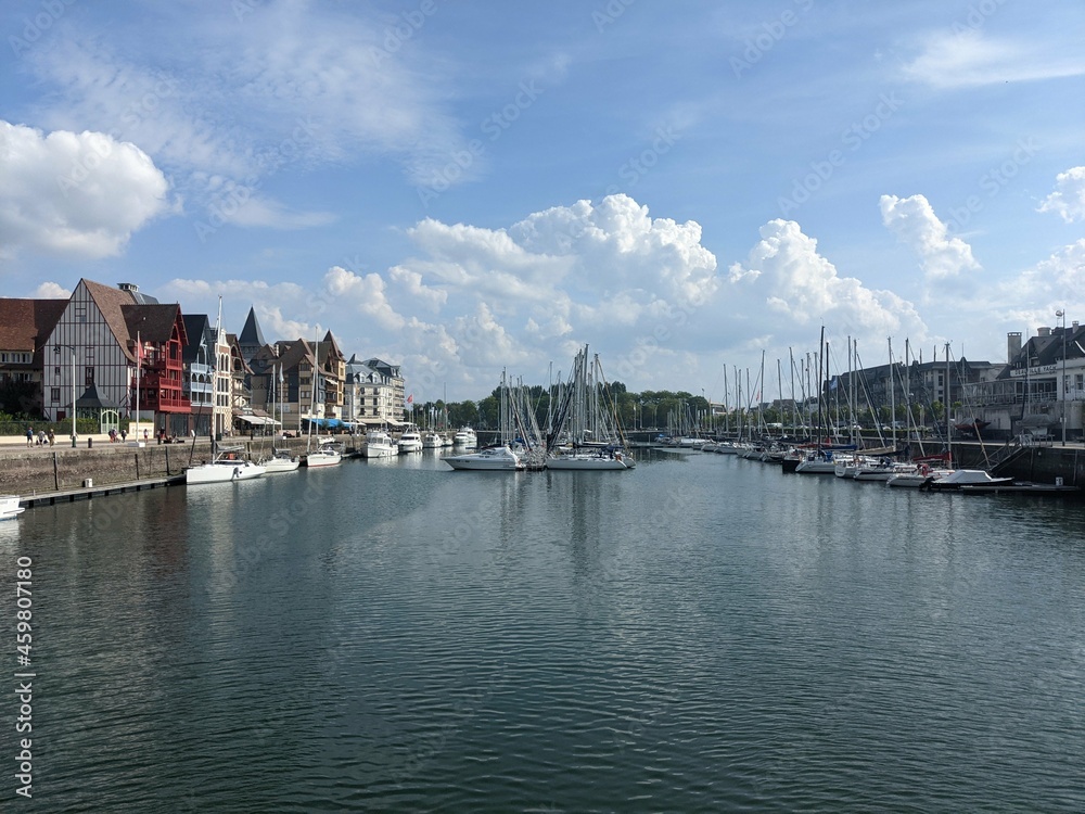Overview of Trouville in Normandy, France - September 2021