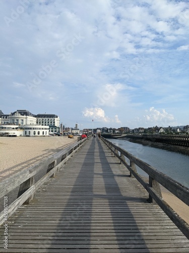 Overview of Trouville in Normandy, France - September 2021