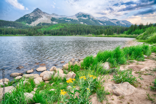 Beautiful Alpine Mountain near Lost Lake in Colorado