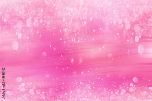 Pink background with bubbles.Abstract wallpaper with motion effect.