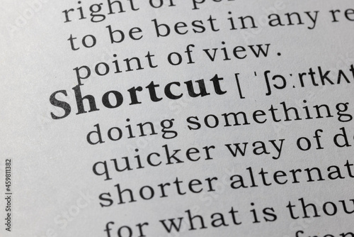 definition of shortcut
