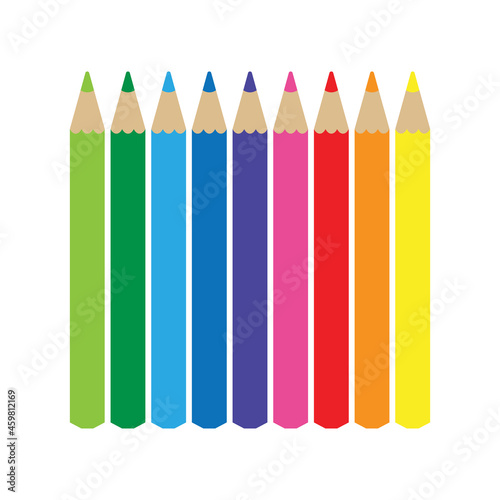 Vector Set of Colored Pencils