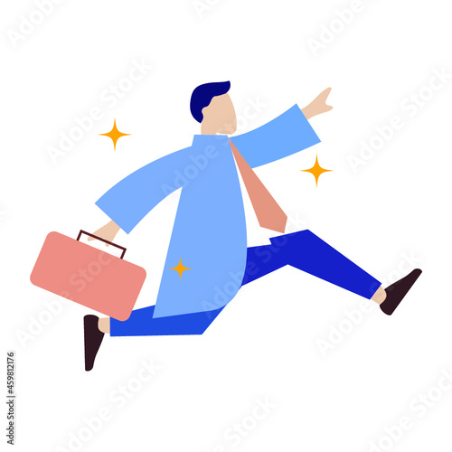 man step up to do business