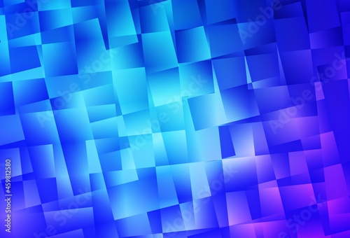 Light Pink  Blue vector abstract mosaic background.