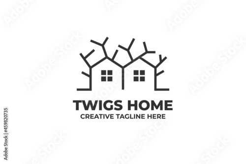Twigs Twin House Residence Logo