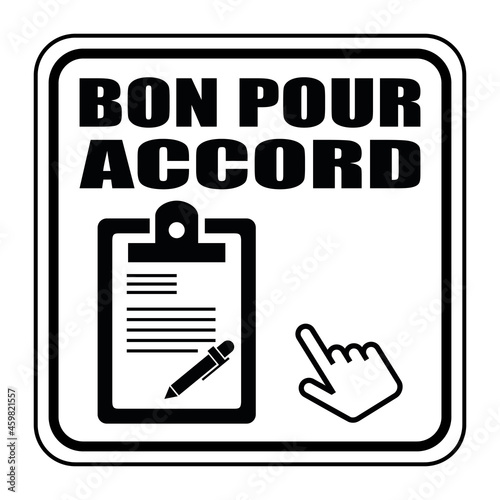 Logo bon pour accord.