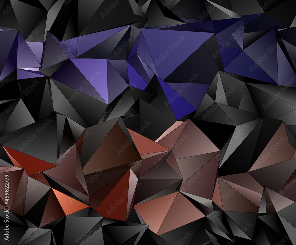 Abstract Low-Poly background. triangulated texture. Design 3d. Polygonal geometrical pattern. Triangular modern style