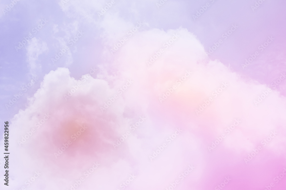 soft blurred artistic cloudy sky with pastel gradient color, nature abstract background